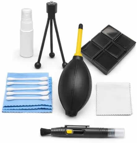 Camera Cleaning Kit for Lens – Air Blower, Cleaning Pen & Brush Set for DSLR & Mirrorless Cameras by Acuvar