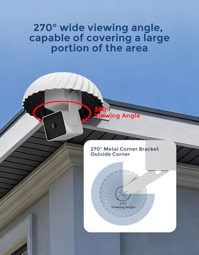 Weatherproof Housing for Wyze Cam Pan v3/V4 with 360° Adjustable Wall Mount – Anti-Glare, Anti-Rain, UV Resistant Outdoor Camera Cover, Protects Pan & Tilt Motor, Durable Security Camera Accessory - Image 4