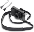 Camera Neck Strap w Leather Pad & Quick Release for GR IV III RX100 VII L10 by JJC