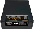 Lineco Museum Archival Storage Box, Drop Front, 9.25x11.75x3 in, Black by Lineco