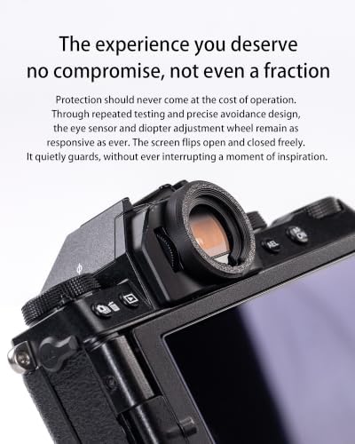 Viewfinder Protection Cover for Fujifilm XT30 II / XT50 / XS20 / XS10,1:1 Real Camera Molding,Protects Original Eyecup from Wear (X100VI/V) - Image 2