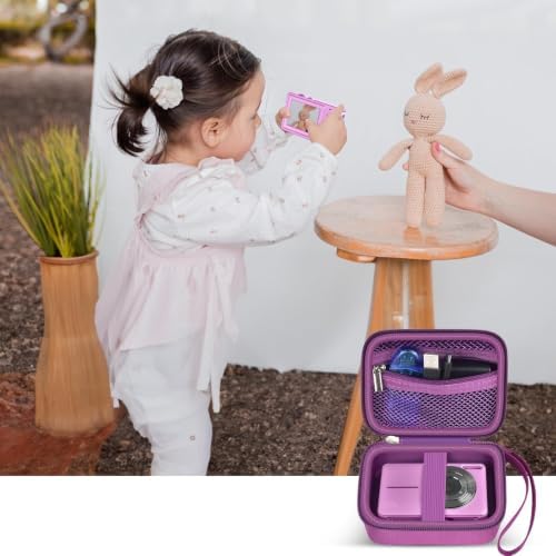 ALKOO Digital Camera Case for CAMKORY/Pouch for KODAK PixproDark Purple - Image 7