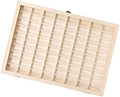 Secure Film Roll Storage Box High-capacity Film Canister Organiser Elegant Wood Display Case With Transparents Lid by Unknown