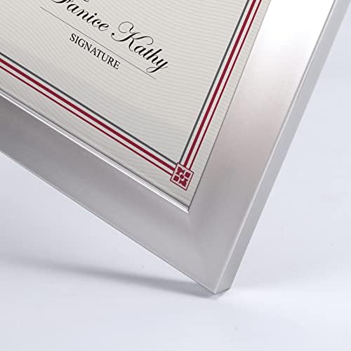 Giftgarden 8.5x11 Picture Frame Silver Set of 12, Multi Modern 8.5 x 11 Frames Bulk for Award Certificate Document Diploma, Wall or Tabletop Display - Image 6
