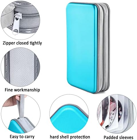 96‑Capacity Hard Plastic CD/DVD Binder for Car, Home & Travel - Image 2