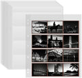 30PCS 120 Film Negative Sleeves Acid Free Archival Film Negative Storage for 120 film Can Hold 16 Pieces of 6×4.5 CM 12 Pieces of 6×6 CM Per Page Compatible with 3-Ring Binders for Organizing 120 Film by Unknown