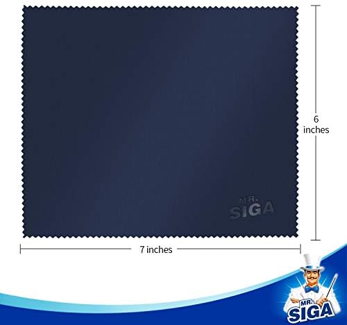 MR.SIGA Microfiber Glasses Cleaning Cloth, Spectacle Cleaner Cloth, 12 Pack - Image 2