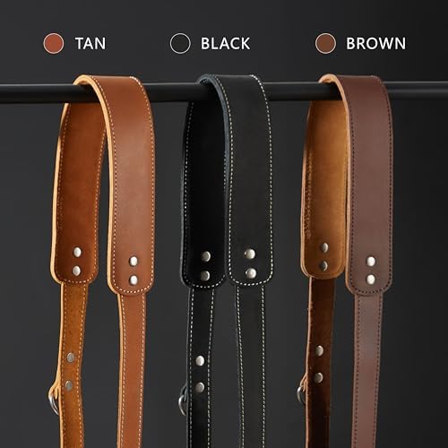 Padwa Lifestyle Tan Single Camera Harness Strap for One Camera - Professional Single Full Grain Leather Camera Harness,Quick Release Gear DSLR Camera Straps for Photographers - Image 6