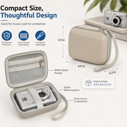 ANKHOH Digital Camera Case for Kodak PIXPRO FZ55/FZ45/for CAMKORY - Image 5