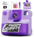 Kids Camera Instant Print, Christmas Birthday Gifts for Girl Boys Kids 3-12 by GREENKINDERKidsCamera