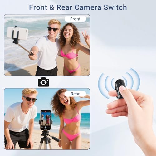 Bluetooth Camera Remote for iPhone with Zoom, Wireless Shutter Clicker - Image 4