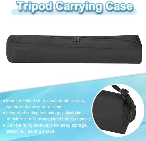 PATIKIL Tripod Carrying Case Oxford Cloth 23.62"x3.94" Black 2Pcs - Image 4