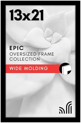 Americanflat 13x21 Poster Frame - Engineered Wood - Black by Americanflat