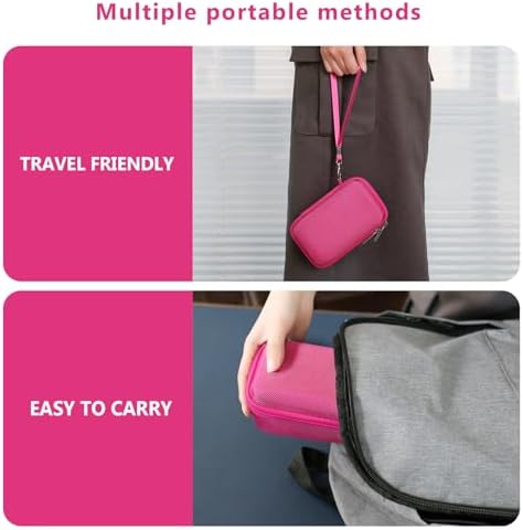 Camera Case for Panasonic LUMIX ZS99 / ZS300 Digital Camera, Rosered - Image 6
