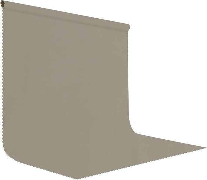 Grey Photography Backdrop for Photoshoot, Fabric 10x10ft | Polyester Studio Photo Backgrounds, Non Reflective, Easy to Hang, for Portrait Shoot, Product, Party Decor, Video Creation by LYLYCTY