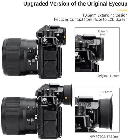 Extended Z9 Z8 Zf Eye Cup Replaces Nikon DK-33 Eyecup Eyepiece - Image 6