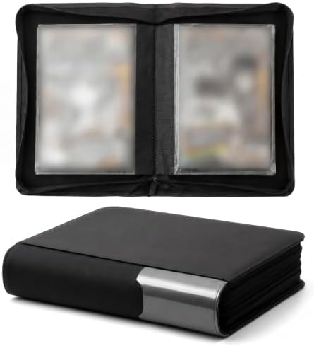 Zhehao 1 Pack Comic Book Binder, 20 Sleeves, Holds up to 40 Comics, Black by Zhehao