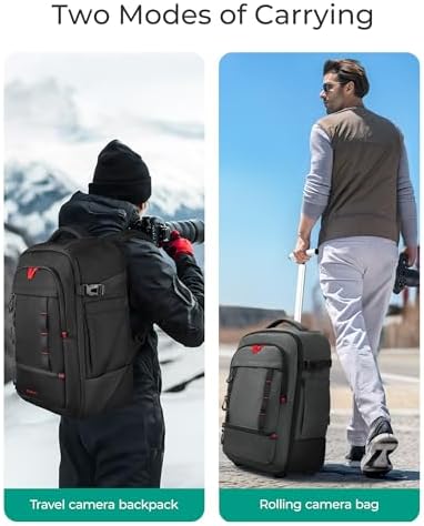 BAGSMART Camera Bag for DSLRs Professional Large Camera Backpacks - Image 2