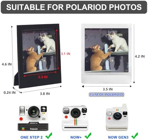 CAIYOULE Picture Frame for Polaroid Now/I-Type/Flip Instant Film Photo - Image 2