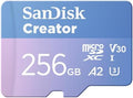 SANDISK 256GB Creator microSD Card + Adapter, Up to 190MB/s Read Speeds by Unknown
