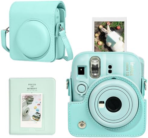 CAIYOULE Camera Case for Fujifilm Instax Mini 13 Instant Camera, Green by CAIYOULE