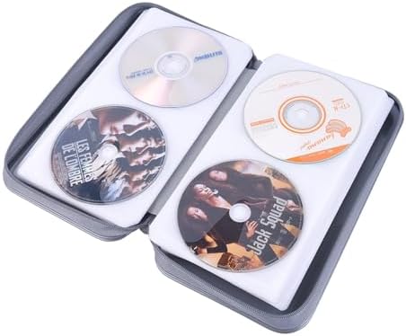 alavisxf xx CD Case, 96 Capacity Hard Plastic Organizer Wallet for Car - Image 3