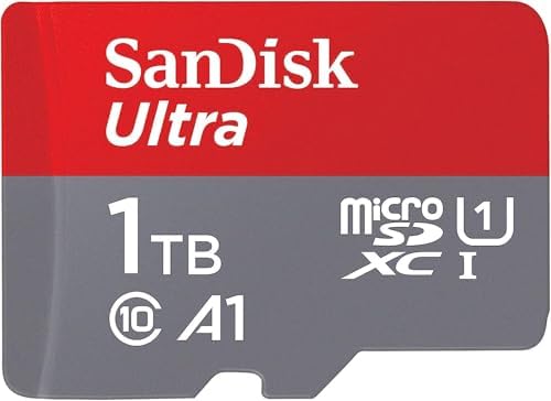 SANDISK 1TB Ultra microSDXC UHS-I Memory Card with Adapter - Up to 150MB/s, C10, U1, Full HD, A1, MicroSD Card - SDSQUAC-1T00-GN6MA by Unknown