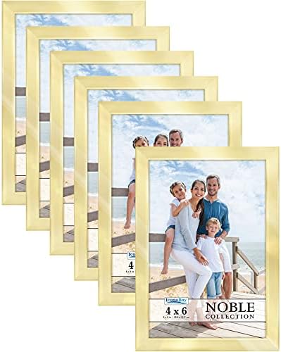 Icona Bay 4x6 Picture Frames (Gold, 72 Pack), Modern Professional Frame Set, Noble Collection by IconaBay