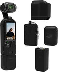Silicone Case for DJI Osmo Pocket 3/Xtra Muse, Black by TYUANDOUER