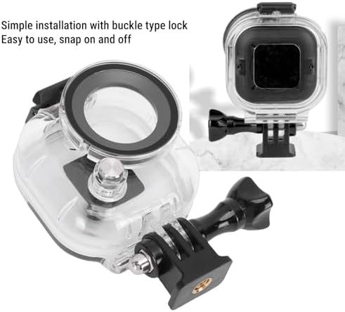 Water Proof Case, Shock Proof Transparent Protective Housing for Camera, with 50m Depth for Diving Skiing - Image 4