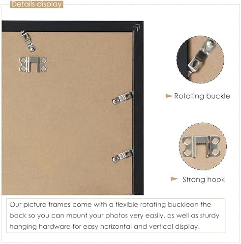 DUENPY 22x32 Collage Frame For 24 4x6 Photos Black - Image 4