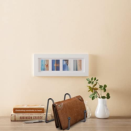 Decolore 5 Pack 3 Inch Small Easel Metal Display Stands - Black Iron Plate Holder for Picture, Decorative Plate, Book, Photo, Artistic Work (5 pcs) - Image 6