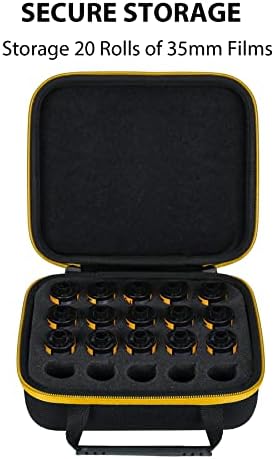 khanka Hard Carrying Case Compatible with Kodak 35mm film Photographic Film Storage Case for 20 Rolls (Film Not Included) - Image 3