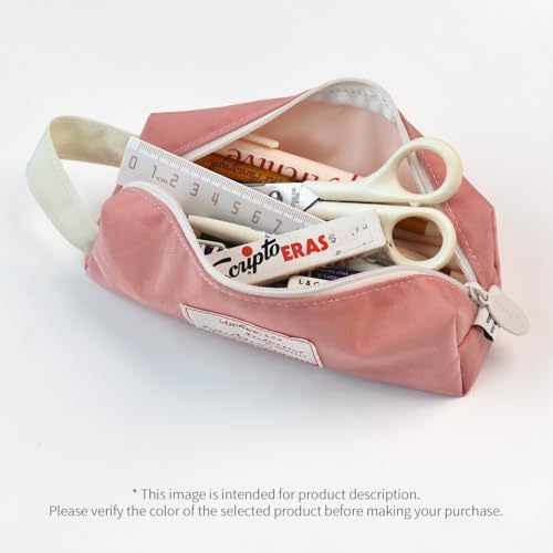 Monolike Archive 247 Block Pencil Case, Warm gray - Pen Pouch, Portable Pencil Bag, Office Pouch case - Image 4