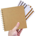 Mini Photo Memory Book 6.3 Inch, 20 Sheets Khaki by Hiwhy