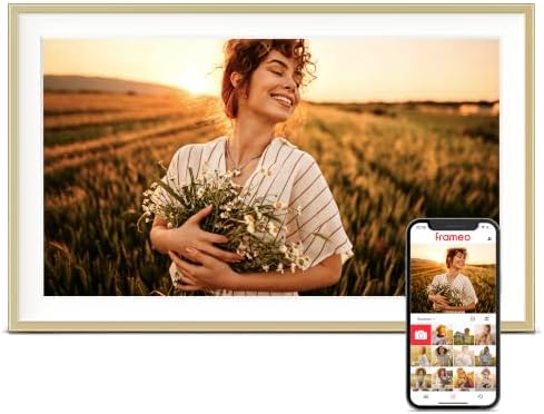 Frameo 15.6" Digital Picture Frame, Large Display Digital Frame WiFi, 32GB by Pastigio