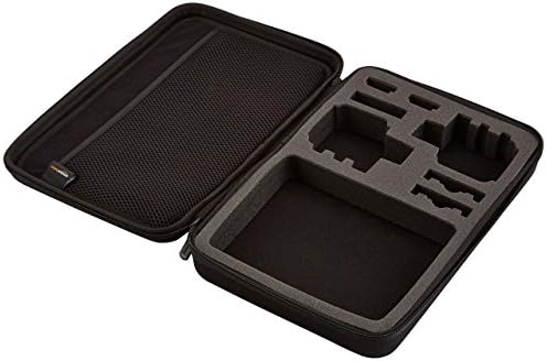 Amazon Basics Large Carrying Case for GoPro And Accessories, 13 x 9 x 2.5 Inches, Black, Solid - Image 4