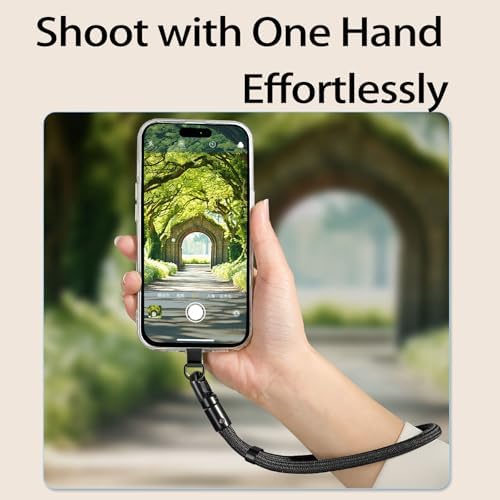 Camera Wrist Strap, Phone Wrist Strap for iPhone Case Camera, Anti Theft Strap Lanyard with 360° Rotating Hook, Wristlet Hand Strap for Phone Chain Charm - Image 7