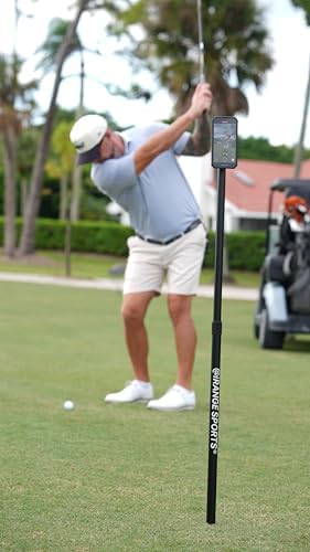 @iRangeSports Stick EXT w/MagSafe Compatible Puck - Golf Monopod, Strong Magnetic, Lightweight, Portable Phone & Tablet Stand - Film Steady Video for Golf, Vlogs, Sports, Home, Digital Creators - Image 2