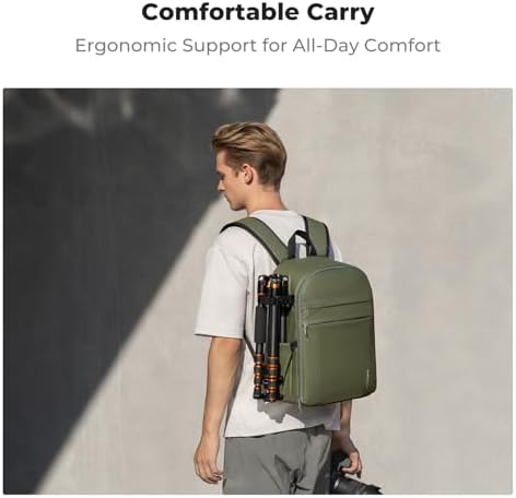 K&F CONCEPT Camera Backpack, DSLR/SLR/Mirrorless Photography Camera Bag - Image 5