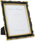 Cuspin 8x10 Picture Frame Black Gold Vintage Ornate Textured Resin Frame by Cuspin