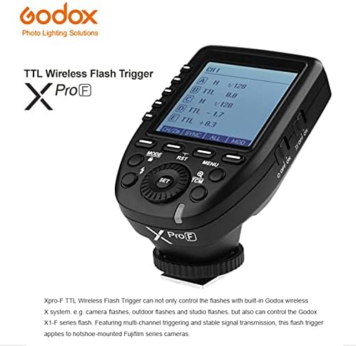 Godox Xpro-F TTL Wireless Flash Trigger for Fujifilm X-Pro2, X-T20, X-T2 - Image 2