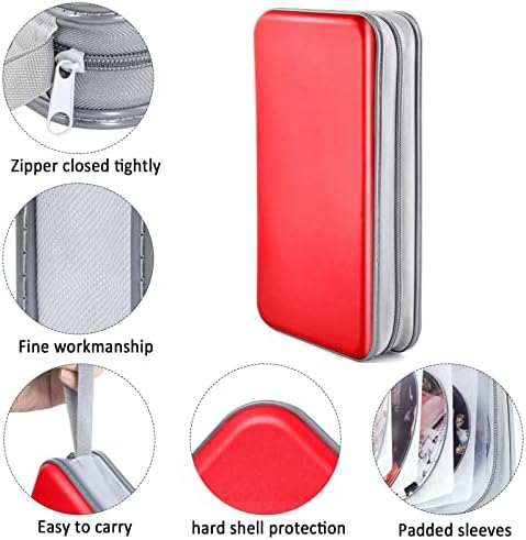 96‑Capacity Hard Plastic CD/DVD Binder for Car, Home & Travel - Image 2