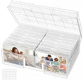 Lifewit 16 Pcs Photo Storage Box for 4"x 6" Pictures, Acid-Free, Clear by Lifewit