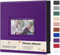 Popotop 4x6 Photo Album Holds 500 Pictures, Vegan Leather Hardcover by Popotop