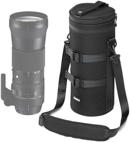 Ambitful 4.92 × 11.42 in Thick Camera Lens Pouch Case, Protection Lens bag by Ambitful