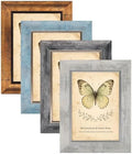 XUANLUO 5x7 Picture Frames Set of 4,Rustic Retro Photo Frame(Mix Color) by XUANLUO