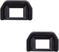 JJC 2-Pack EF Eyecup Eyepiece Eye Cup for Canon EOS Rebel T6 T7 T5 T8i T7i by JJC