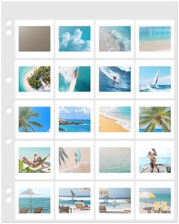 Lineco Polypropylene Archival Slide Storage Album Pages, Pack of 25 by Lineco