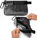 GOBAGS Production Zipper Bags - Electronics & Camera Accessories Bag - Cable organizer, Gear Accessory Pouch, Travel Camera Essentials (Small, Black, 2 pack) by Unknown